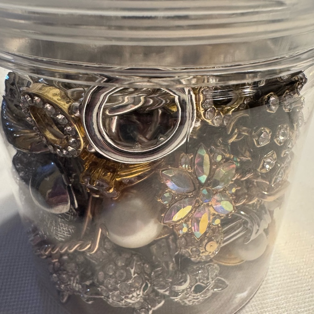 Glitzy Glam Mystery Jewelry Jar-Mixed metals